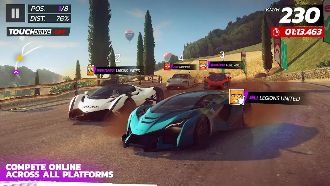 Asphalt 9: Legends: أفضل لعبة سباق سيارات بجرافيك عالي